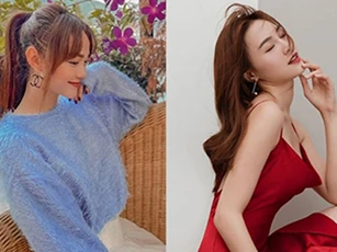 Minh Hằng khoe 'góc nghiêng nhọn hoắt' nhưng sao trông y hệt Ninh Dương Lan Ngọc?