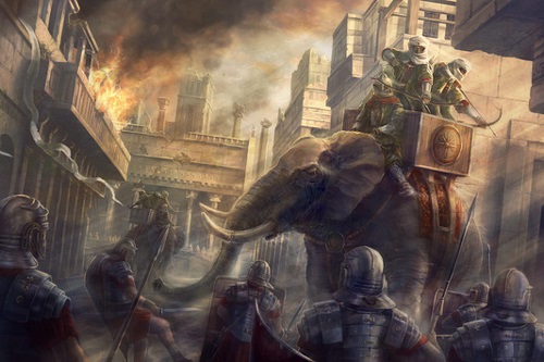 Giải mã vũ khí kỳ lạ của quân La Mã: 'Lợn diệt voi'