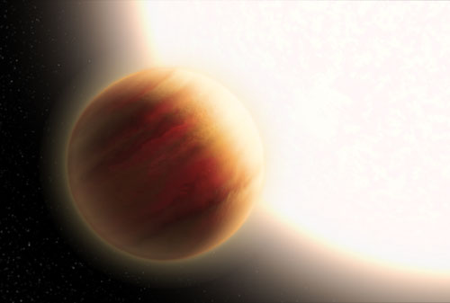 Phát hiện hành tinh kỳ lạ, có bầu trời màu vàng và mưa sắt