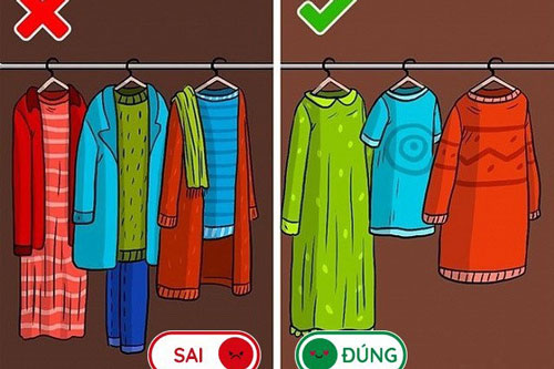 Lỗi sai mà "ai cũng làm" khi cất quần áo vào tủ vừa làm bạc màu lại nhanh hỏng