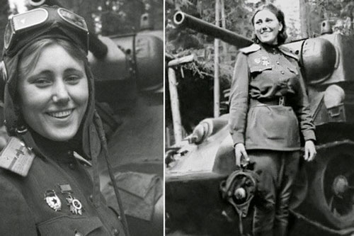 Nữ chiến sĩ lái xe tăng đầu tiên trong lịch sử Liên Xô