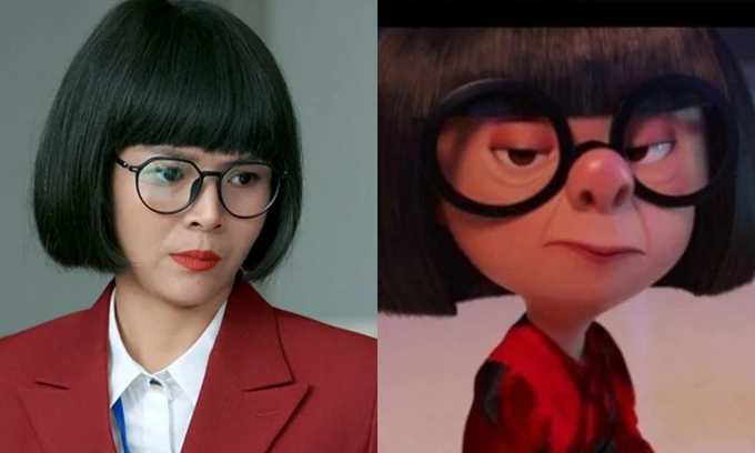 Khán giả ghép hình Diễm Hương với 'Edna Mode'.