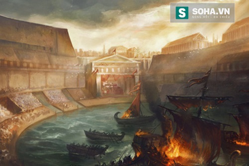 Naumachia: Môn thể thao đáng sợ của người nô lệ thời cổ đại