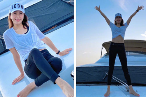 Sau 11 n&#x103;m l&#x1EA5;y &#x111;&#x1EA1;i gia &#x27;qu&#xE1;i v&#x1EAD;t&#x27;, &#x110;&#x1EC7; nh&#x1EA5;t m&#x1EF9; nh&#xE2;n TVB khoe kh&#xE9;o cu&#x1ED9;c s&#x1ED1;ng nh&#x1B0; m&#x1A1; qua lo&#x1EA1;t &#x1EA3;nh tr&#xEA;n du thuy&#x1EC1;n h&#x1EA1;ng sang