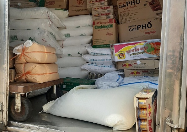 Bình Phước tạm giữ hơn 1.600 kg đường cát nhập lậu 