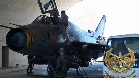 Cường kích Su-22 của Syria.