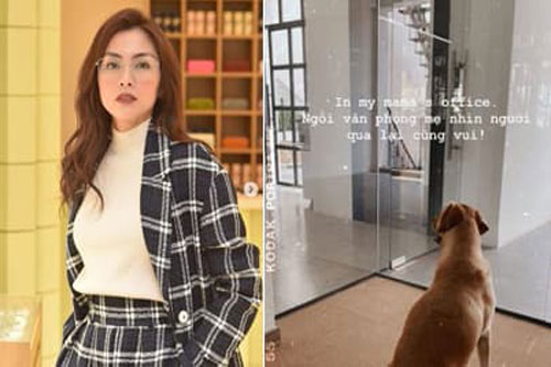 Hé lộ không gian văn phòng nơi Tăng Thanh Hà làm việc mỗi ngày