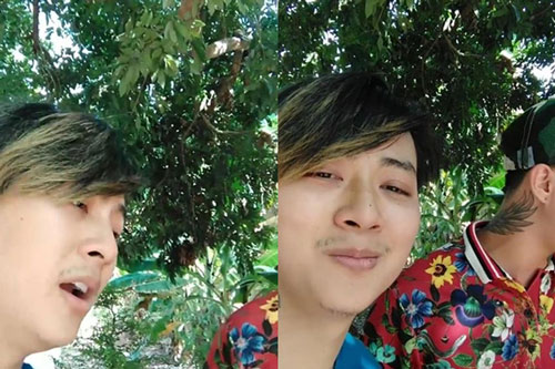 Hoài Lâm xuất hiện với hình ảnh râu tóc xuề xòa, lộ vẻ mệt mỏi