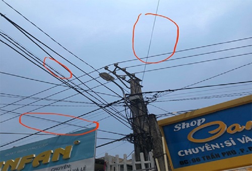 Viễn thông FPT Huế bị phạt vì dây thuê bao băng đường sai quy định