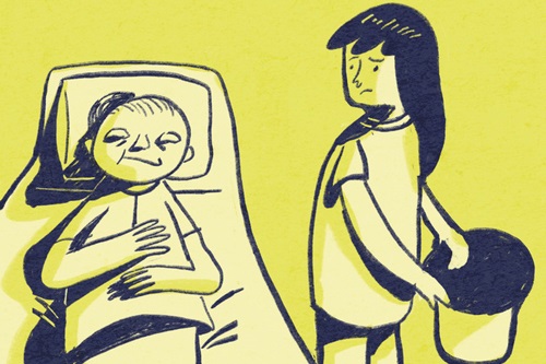 Mẹ chồng không biết giận