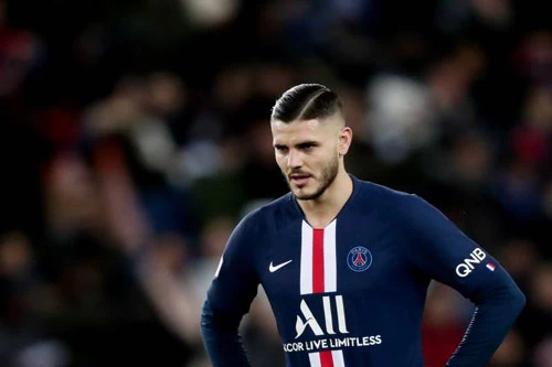 5. Mauro Icardi (Inter Milan cho PSG mượn - định giá chuyển nhượng: 51 triệu Euro).