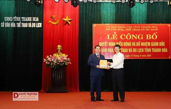 Thanh Hóa: Công bố quyết định điều động và bổ nhiệm Giám đốc Sở VH-TT&DL
