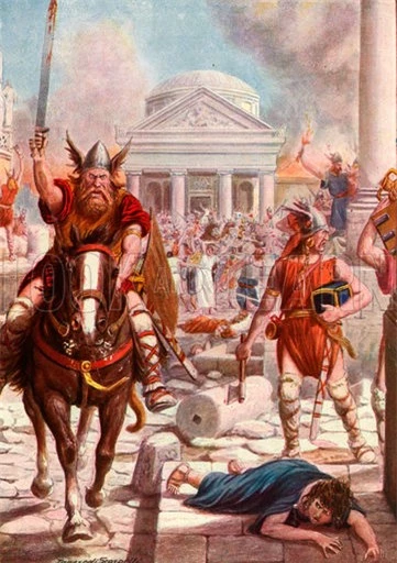 
Người Visigoth cướp phá Rome
