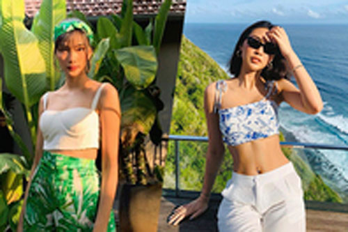 Sao Việt cập nhật 'mốt' áo hở eo