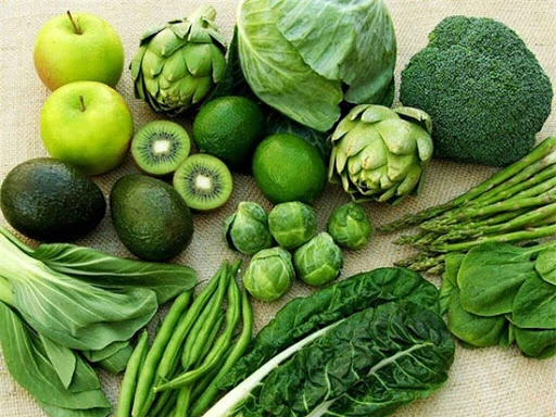 Rau xanh là thực phẩm giúp "giải nhiệt" cho cơ thể.