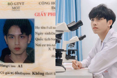 Nam sinh trường Y được mệnh danh là “hot boy ảnh thẻ bằng lái”