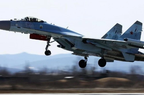 Ai Cập đã trở thành khách hàng thứ hai của tiêm kích Su-35 do Nga chế tạo. Ảnh: Avia-pro.