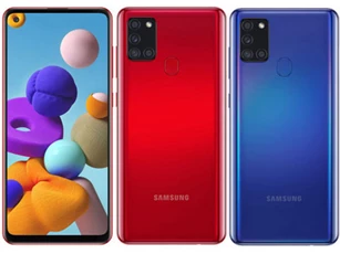 Samsung Galaxy A21s ra mắt: Chip Exynos 850, pin 5.000 mAh, 4 camera sau