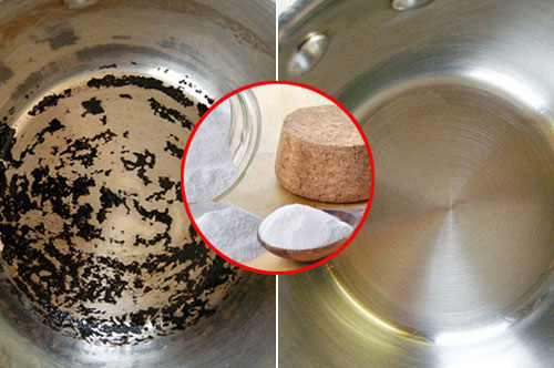 Bí quyết tẩy bay nhưng mảng cháy khiến xoong nồi sạch bong