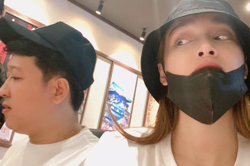 Nhã Phương than thở vì muốn ăn uống theo chế độ nhưng lại bị Trường Giang "phá đám"