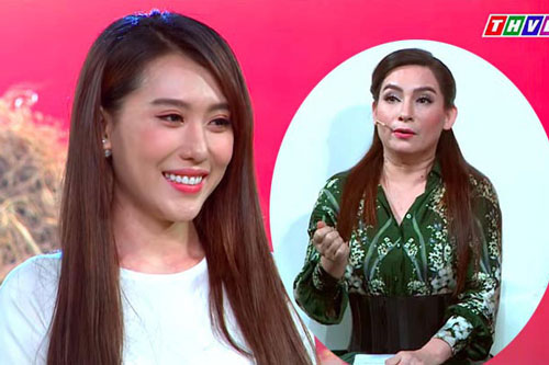 Phi Nhung nhắc nhở hoa hậu Hoàng Kim về cách ăn mặc ngay trên sóng truyền hình