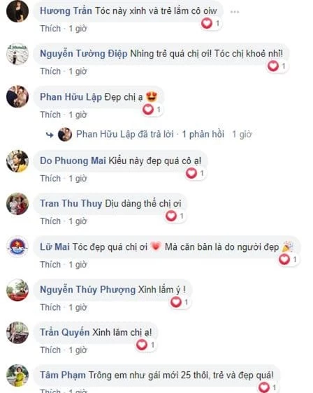 Mẹ chồng Kiều Anh đổi kiểu tóc 2