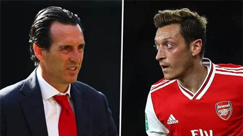 Emery chưa bao giờ muốn Oezil làm đội trưởng Arsenal, tiếc vì không có Zaha