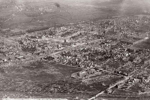 Những bức ảnh từ trên cao 'lột tả' sự 'khốc liệt' của Thế chiến I