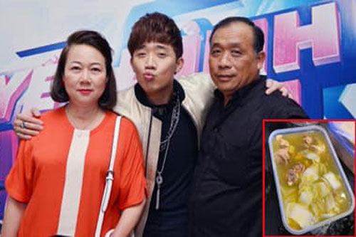 Lần đầu hầm canh gà cho bố mẹ, MC Trấn Thành bị dân mạng nhắc nhở trong khâu chọn nguyên liệu và hộp đựng đồ ăn