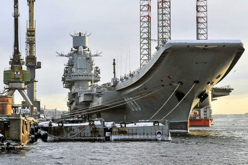 Tàu sân bay Nga ngày trở lại sẽ mang theo "quái thú" chuyên diệt tên lửa hành trình