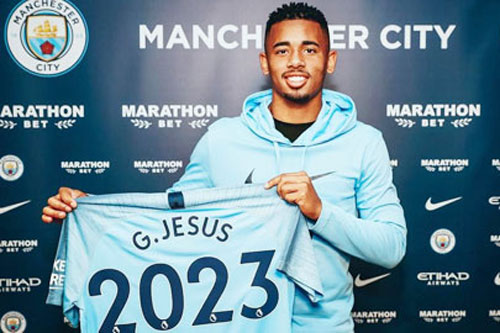 Man City t&#xEC;m c&#xE1;ch &#x27;tr&#xF3;i&#x27; Gabriel Jesus