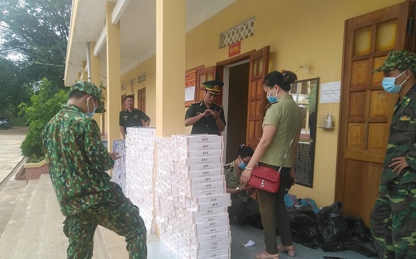 Xử lý hơn 7.200 bao thuốc lá điếu nhập lậu trái phép tại Gia Lai