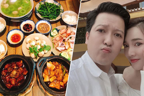 Quán cơm quê giá cao của Trường Giang - Nhã Phương