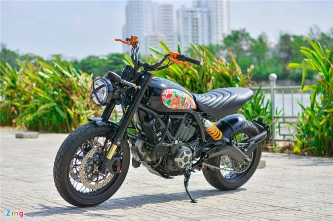 Ducati Scrambler lột xác với gói độ 200 triệu của biker Hà Nội ảnh 01