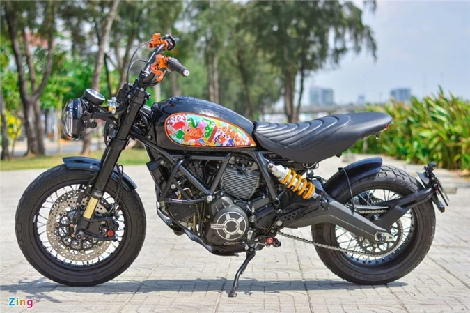 Ducati Scrambler lột xác với gói độ 200 triệu của biker Hà Nội ảnh 12