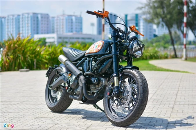 Ducati Scrambler lột xác với gói độ 200 triệu của biker Hà Nội ảnh 16