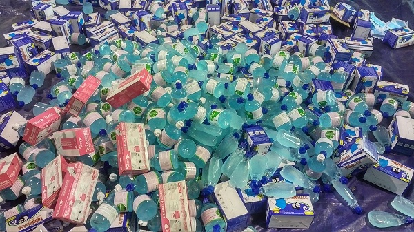 Bắc Giang: Tiêu hủy hàng loạt thiết bị y tế bị tịch thu trong phòng, chống COVID-19