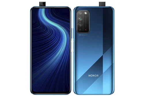 Honor X10 5G sử dụng thiết kế với khung viền bằng kim loại, 2 bề mặt phủ kính cường lực. Máy có số đo 163,7x76,5x8,8 mm, cân nặng 203 g. 