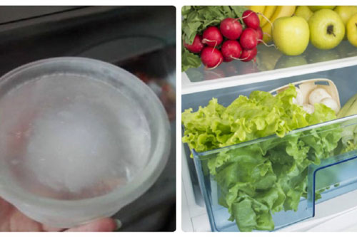 Thử đặt bát nước đá vào tủ lạnh mỗi ngày, khi nhìn hóa đơn tiền điện vợ giật mình gọi chồng ra xem