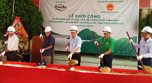 Carlsberg Việt Nam tài trợ dự án nước sạch cho người dân vùng cao A Lưới