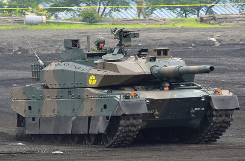 Quân đội Nhật Bản trang bị xe tăng nội địa