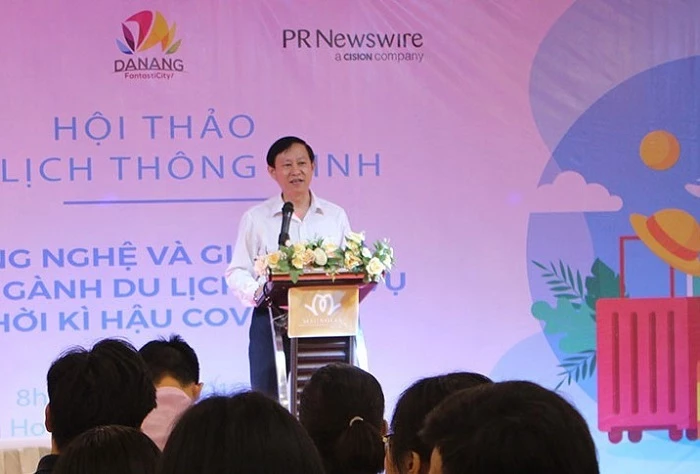 Ông Lý Đình Quân, Tổng giám đốc Songhan Incubator phát biểu tại hội thảo