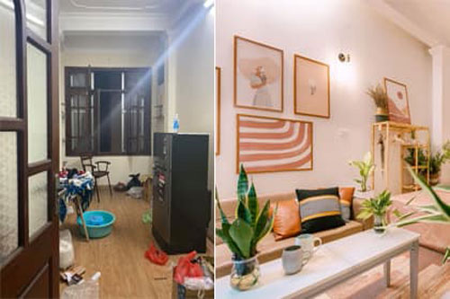 Làm mới phòng trọ 'ngập rác' thành không gian đáng sống chỉ với 20 triệu đồng