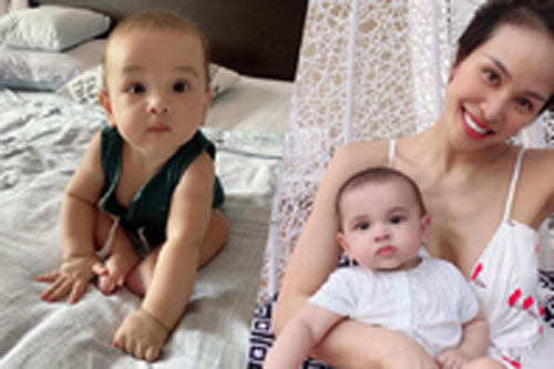 Quý tử lai Tây 6 tháng tuổi của Phương Mai