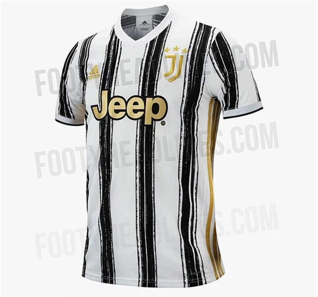 Áo đấu của Juventus với sọc đỏ - trắng rất đặc trưng