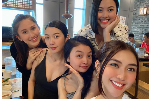 Nhan sắc Thúy Vân và hội mỹ nhân Hoa hậu Hoàn vũ Việt Nam sau nửa năm