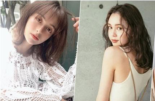 Cô gái mặt tròn để tóc kiểu nào cho khuôn mặt thon gầy?