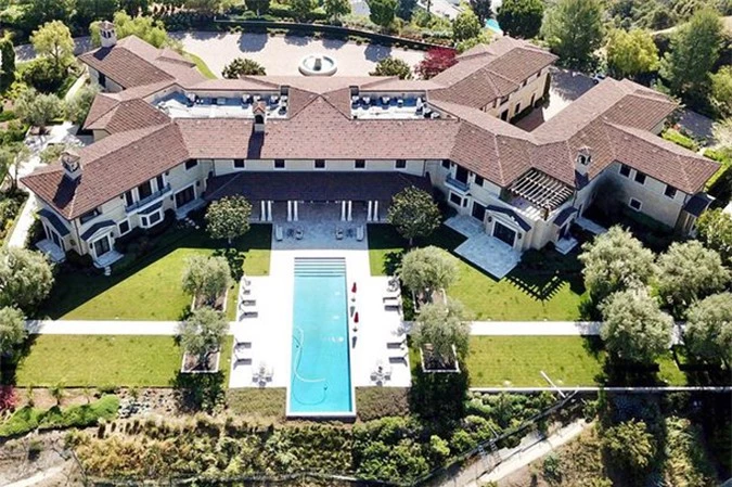 Biệt thự 18,5 triệu USD ở Beverly Hills nơi nhà Sussex cùng con trai nhỏ đang sinh sống. Ảnh: GoffPhotos. 