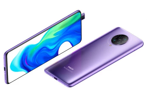 Xiaomi Poco F2 Pro sử dụng khung viền làm từ chất liệu nhôm, 2 bề mặt bằng kính cường lực Corning Gorilla Glass 5. Máy có số đo 163,3x75,4x8,9 mm, cân nặng 218 g. 