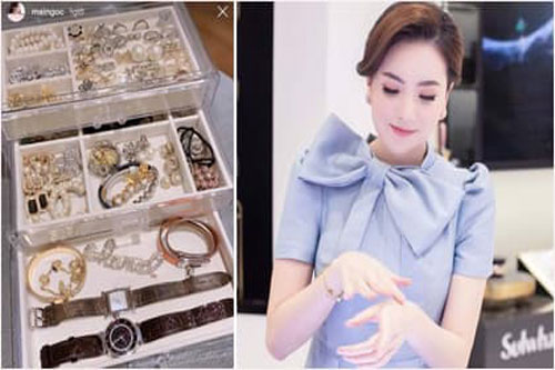 MC Mai Ngọc khoe hộp đựng trang sức tính 'sương sương' hơn trăm triệu